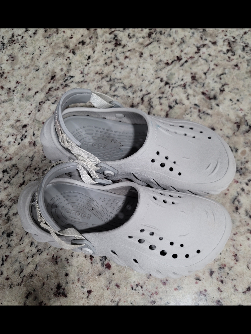 Classic Crocs Clog Sandals in Light Gray